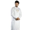 Menext Men's Elite Collection Semi Long Panjabi For Men ( Snap Button).