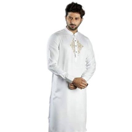 Menext%20Men's%20Elite%20Collection%20Semi%20Long%20Panjabi%20For%20Men%20(%20Snap%20Button)%20-%20Image%203