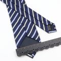 New Men's Tie Classic Red Blue Black Solid Color Stripe 7cm Jacquard Necktie Daily Wear Business Formal Wedding Tie Gift For Men.