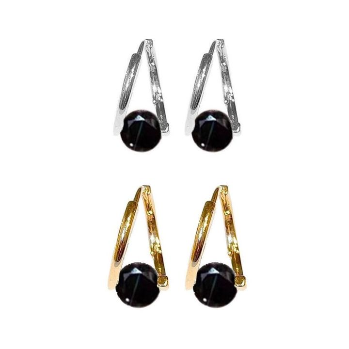 2Pcs%20Black%20Lymphvity%20Magne%20Therapy%20Germanium%20Earrings%20Copper%20Diamonded%20Lymphatic%20Drainage%20Earrings%20Ear%20Stud%20Efficient%20-%20Image%205