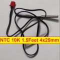 10K NTC Thermistor Temperature Sensor Waterproof Probe  With Connector Cables. 