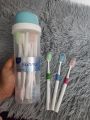 Sunny soft toothbrush multicolour 2 Pcs with cap. 