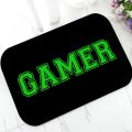 Cool Black Playstation Controller Buttons Gaming Welcome Doormat Video Games Gamer Door Mat Rug Carpet for Kitchen Bathroom Gift-40cmx60cm. 