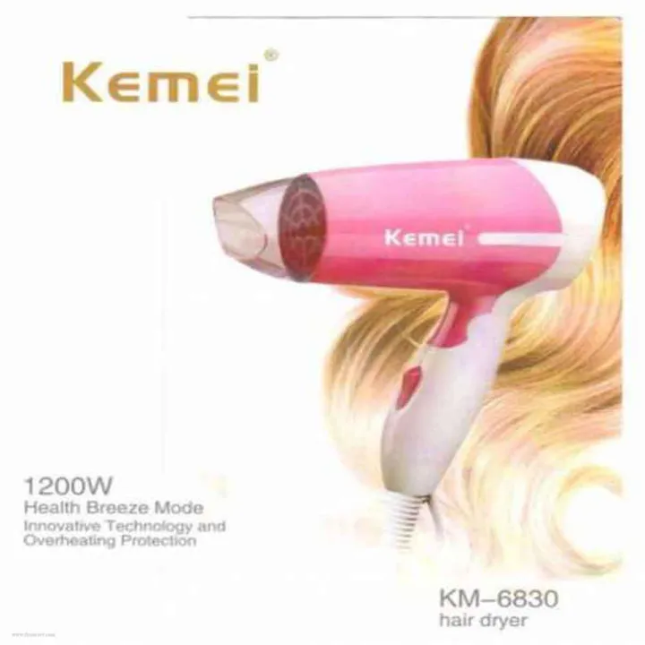 Kemei%20KM-6830%20%20Professional%20Hair%20Dryer%20for%20Women%20-%20Pink%20&%20Green%20-%20Image%204