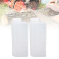 Oil Mixing Bottle Container, Professional 2 Stroke Oil Petrol Fuel Mix Bottle 600ML 2PCS for Chainsaw.