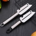4 In 1 Multifunctional Stainless Steel Handle Knife Fruits Peeler Vegetables Knife Fish Scales Scraper Bottle Opener Kitchen New.