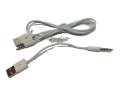 UBS Revolution Audio 3.5 Male to USB Conversion Data Car Connection Cable.