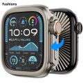 Fashions Metal Bumper Case For Apple Watch 46mm 45mm 44mm Protector Frame Cover For iWatch Series 10 9 8 7 6 5 SE Change To Ultra 2 49mm. 