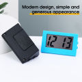 Portable Mini LCD Digital Clock Bedroom Simple Small Electronic Watch Table Student Exam Mute Desktop Clock. 