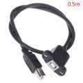 USB 2.0 Type B Male to Type B Female Printer Extension Cable With Panel Mount Creek. 