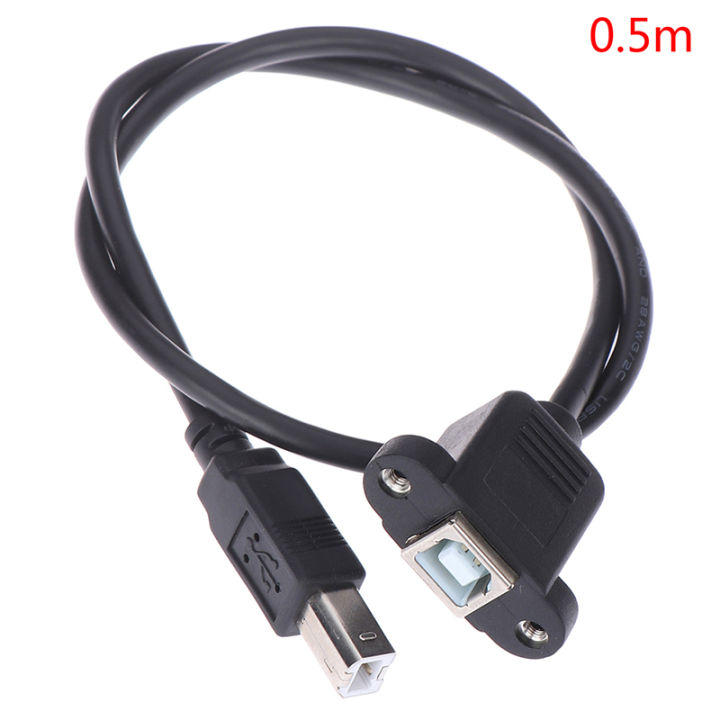 USB%202.0%20Type%20B%20Male%20to%20Type%20B%20Female%20Printer%20Extension%20Cable%20With%20Panel%20Mount%20Creek%20-%20Image%202