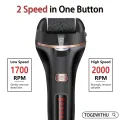 Electric Callus Remover, Foot Grinder Rechargeable Foot File Hard Skin Remover Pedicure Tools for Feet Electronic Callus Shaver Portable Waterproof Pedicure kit for Cracked Heels and Dead Skin Foot Care Foot Scrub with LED Light and 2 Roller Heads. 