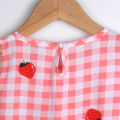 (New) cute fruit print baby girls dress Princess one piece cotton sleepveless dress cartoon animal print summer girls' dresses.
