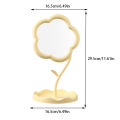 Flower Shaped Makeup Mirror Student Desktop Dormitory Beauty Makeup Mirror Girl Dressing Table Hanging Jewelry Princess Mirror-MOILY.