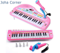 Mini Electronic Piano Keyboard with Microphone Musical Instrument for Baby. 