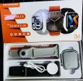 KW25 MAX Smart Watch | 1.91" HD Display | Bluetooth Calling | 100+ Sports Modes | 3 Premium Straps | Long Battery Life | Smartwatch for Men & Women (Series 10) by Niccomart. 
