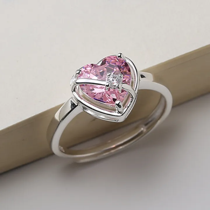 Full%20body%20925%20sterling%20silver%20ring%20female%20pink%20love%20ring%202022%20early%20spring%20new%20gem%20girl%20heart%20J182j%20-%20Image%204