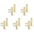 Pickguard Bracket Mounting Screws for Electric Guitar Repalcement( Pack of 10) (Gold). 