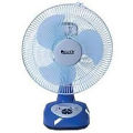 Click Rechargeable Table Fan 12'' Blue.
