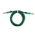 Aluminum Alloy Male To Male Audio Cable Audio Line Color Braided Cable. 