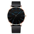 【Exclusive Offer】2025 Geneva Minimalist Men Ultra Thin Stainless Belt Watches Man Quartz Wrist Watch. 