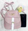 Women's Backpack PU Leather Kawaii Backpack Cute Graceful Bagpack Small School Bags for Girls Bow-knot Leaf Hollow. 