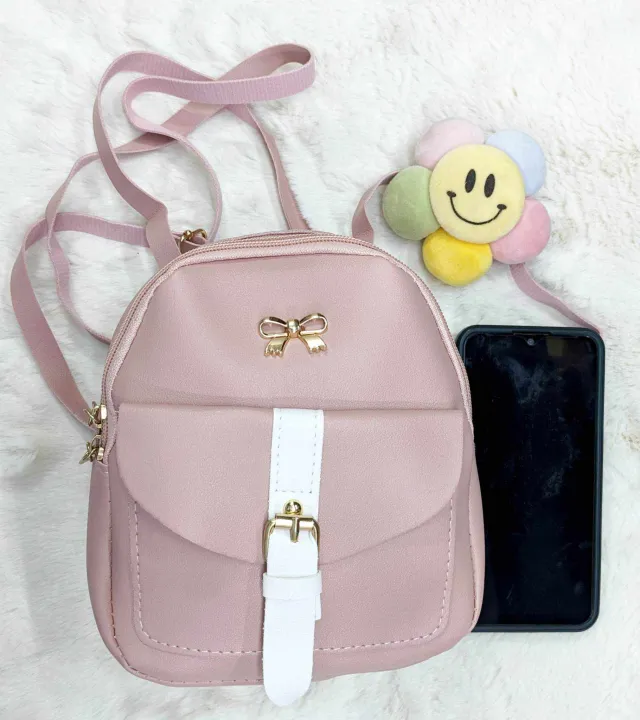 Women's%20Backpack%20PU%20Leather%20Kawaii%20Backpack%20Cute%20Graceful%20Bagpack%20Small%20School%20Bags%20for%20Girls%20Bow-knot%20Leaf%20Hollow%20-%20Image%203