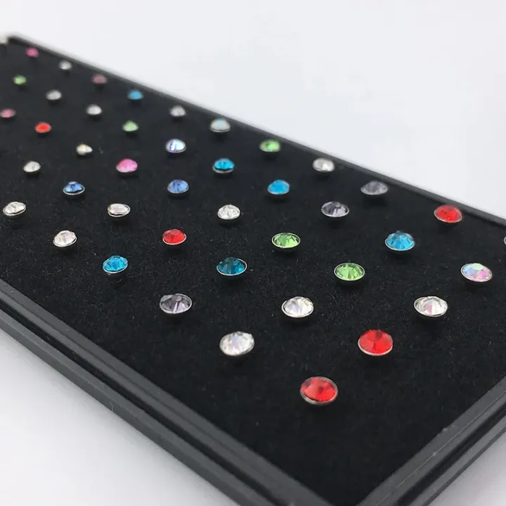 60Pcs%20Fashion%20L%20Shape%20Rhinestone%20Crystal%20Stainless%20Steel%20Nose%20Piercing%20Ear%20Bone%20Women%20Body%20Jewelry%20Aro%20Nariz%20Anneau%20Nez%20Piercing%20-%20Image%203