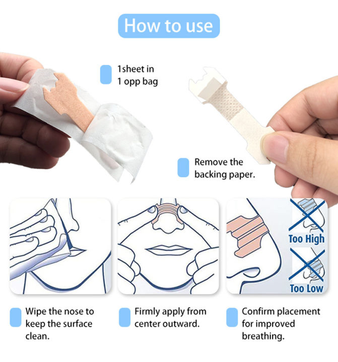 10/60/100Pcs%20Black%20Nose%20Strips%20Extra%20Strength%20Nasal%20Strip%20Better%20Breath%20Non-Invasive%20Anti%20Snoring%20Strips%20for%20Adult%20and%20Child%20-%20Image%202