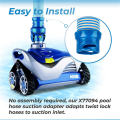 2X Pool Vacuum Hose Adapter for Zodiac MX6 MX8 Pool Cleaner Swimming Pool Suction Adapter Hose Adaptor. 