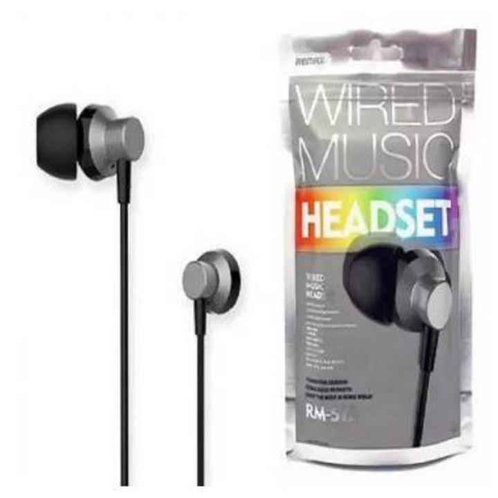 REMAX RM 512 High Performance Wired In Ear Earphone Stereo with Mic, 3 ...