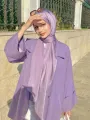 Pleated Crinkled Satin Hijab Scarf Medina Silk Scarves Solid Color Shawls Headband Scarf Wrap Muslim Women Veil Turban Hijabs. 