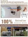 【happy one】Pure Wool Headband Cushion Top Head Band For Hifiman HE4 HE500 HE300 HE400 HE5LE Over Headphone. 