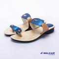 Walkar Ladies Sandal-Blue. 