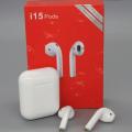 i15 Pods TWS wireless headphones mini AirPods Bluetooth 5.0 Earphones Earbuds Charging box -White. 