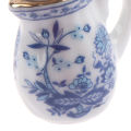 15Pcs 1:12 Dollhouse Miniature Tableware Porcelain Ceramic Tea Cup Set. 