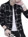 BLACK COLOUR COTTON LONG SLEEVE CASUAL WNTER JACKET FOR MEN. 