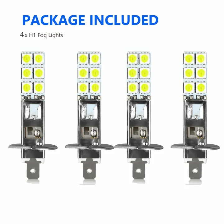 8PCS%20H1%206000K%20Super%20White%2080W%20LED%20Headlight%20Bulbs%20Kit%20Fog%20Driving%20Light%20-%20Image%203