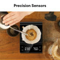 Coffee scale with timer, coffee scale with back g/0.1g 3k high precision pour on drip espresso coffee light lcd display kitchen accessories. 