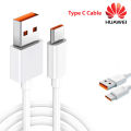 Huawei Fast Charging Quick Charge Cable Micro USB Type-C 6A Cable Connector Phone Charger Data Cable. 
