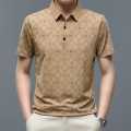 Premium China Polo Shirt Triangle Pattern For Men- polo shirt.