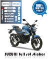 SUZUKI bike all sticker | bike modify sticker | Suzuki sticker | Bike full set Sticker- ( Waterproof & Premium quality) | customize sticker | custom sticker for bike..car modified sticker for bike.