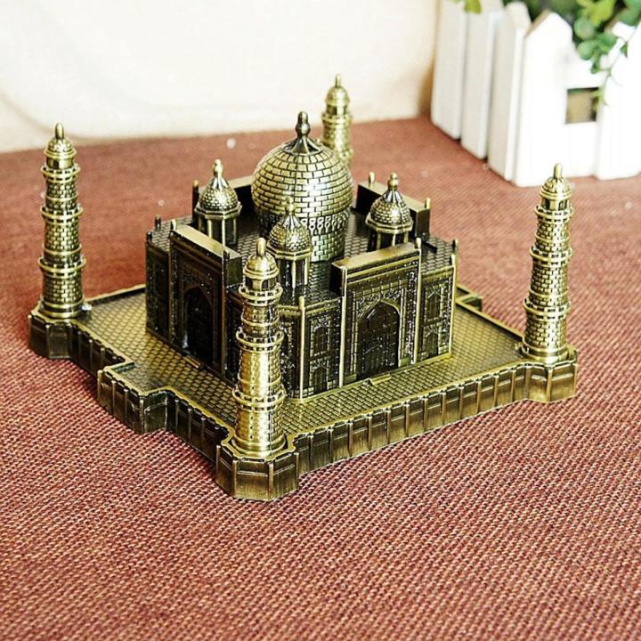 Ermakova Metal Taj Mahal statue World famous Landmark Building Model Office Desktop Decoration Gift - Sustainable Option