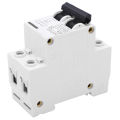 Din Rail Circuit Breaker, 2P Circuit Breaker Modular Structure DC12-400V AC90-400V for Wind Solar System. 