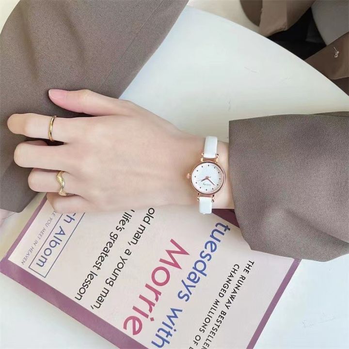 Korean%20Brand%20Student%20Women's%20Fine%20Ribbon%20Fashion%20Rhinestone%20Belt%20Ladies'%20Watch%20-%20Image%206
