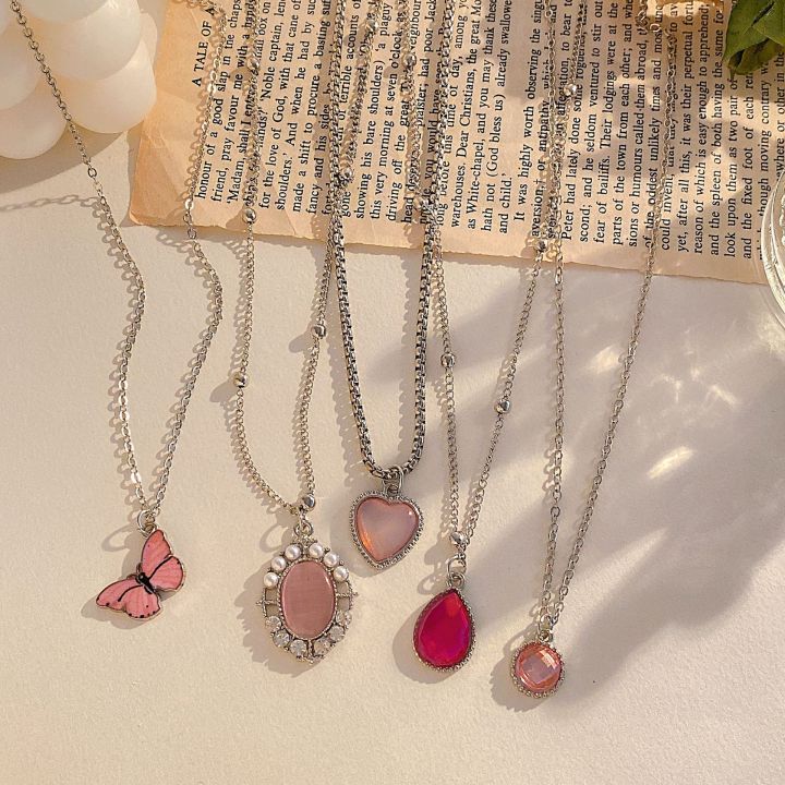 5Pcs%20Crystal%20Butterfly%20Heart%20Shape%20Chokers%20&%20Water%20Drop%20Pendant%20Necklaces%20Set%20for%20Women%20and%20Girls%20-%20Trendy%20Geometric%20Jewelry%20-%20Image%206
