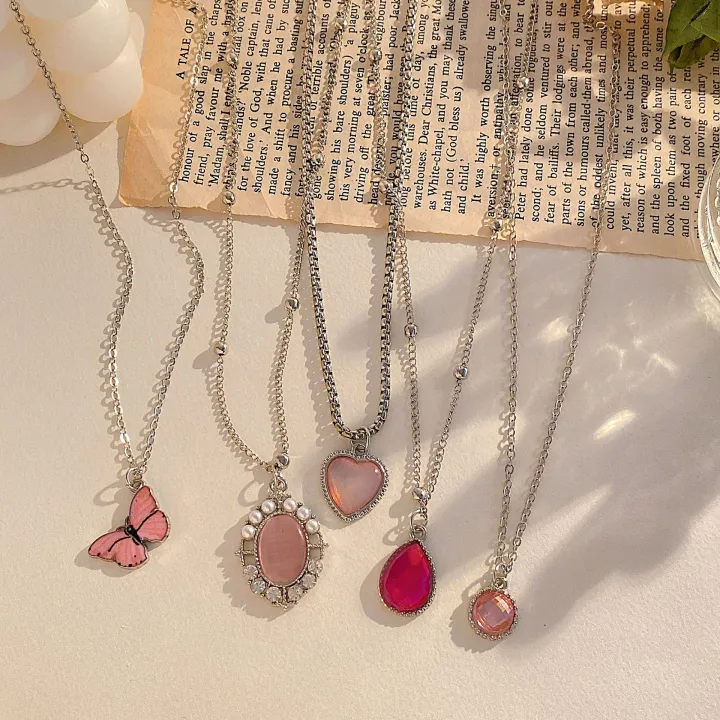 5Pcs%20Crystal%20Butterfly%20Heart%20Shape%20Chokers%20&%20Water%20Drop%20Pendant%20Necklaces%20Set%20for%20Women%20and%20Girls%20-%20Trendy%20Geometric%20Jewelry%20-%20Image%206