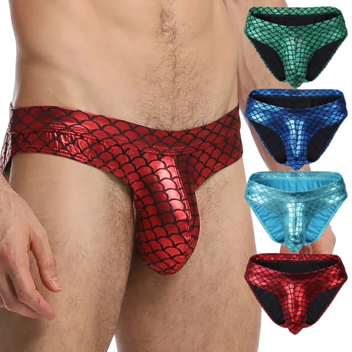 Fish%20Skin%20PU%20Leather%20Men%20Briefs%20Bikini%20U%20Convex%20Swim%20Brief%20Fashion%20Beachwear%20for%20Male%20-%20Image%202