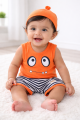 6-18 months (1 pcs) Kids Maggie Sleeve T-shirt With Pant | Kids T-shirt Set.