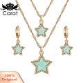 Carat 1 Set Jewelry Suit Creative Exquisite Acrylic Star Shape Jewelry Suit for Women. 